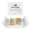 Personalizowany Wedding Box z prośbą o świadkowanie dla niego z Belvedere