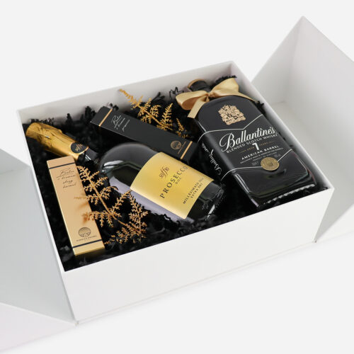 _0061_prosecco ballantines wedding box 1 Personalizowany Wedding Box z podziękowaniami dla rodziców z Prosecco i Whisky