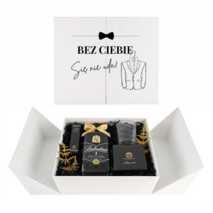 _0070_ballantines wedding box bez ciebie on 2 Personalizowany Wedding Box z Prośbą o Świadkowanie dla Niego z Whisky Ballantine’s 7YO