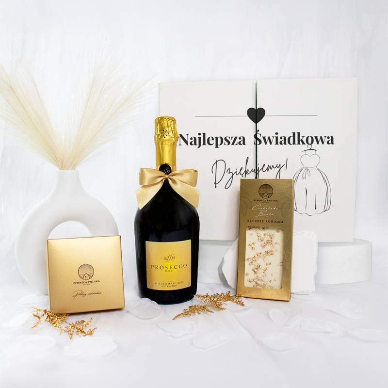 Wedding Box dla Najlepszej Świadkowej z Prosecco