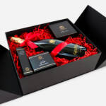 Personalizowany Wedding Box z prośbą o świadkowanie dla niej z Szampanem G.H. Mumm