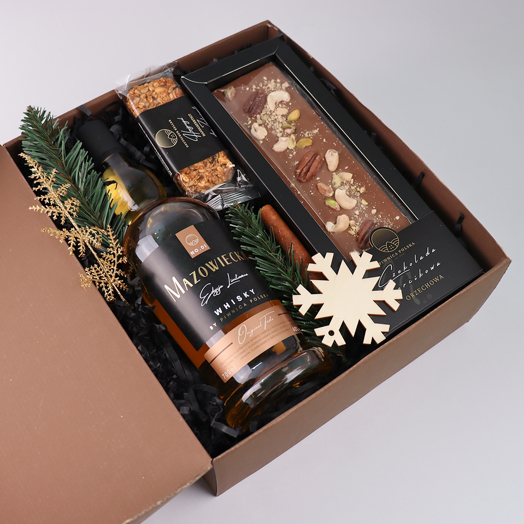 Zestaw Upominkowy Świąteczny z Whisky