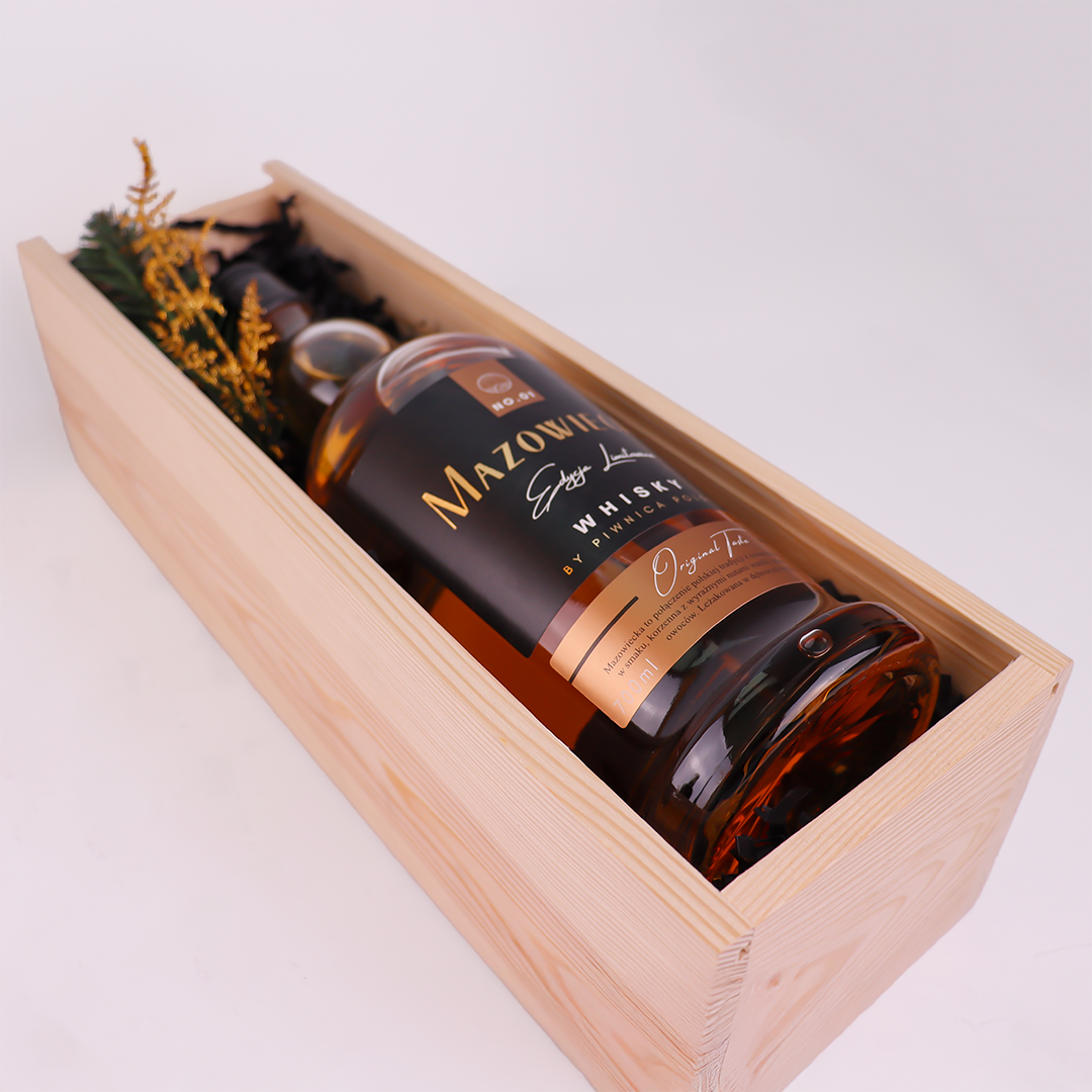 Zestaw prezentowy Whisky w Skrzynce 24H
