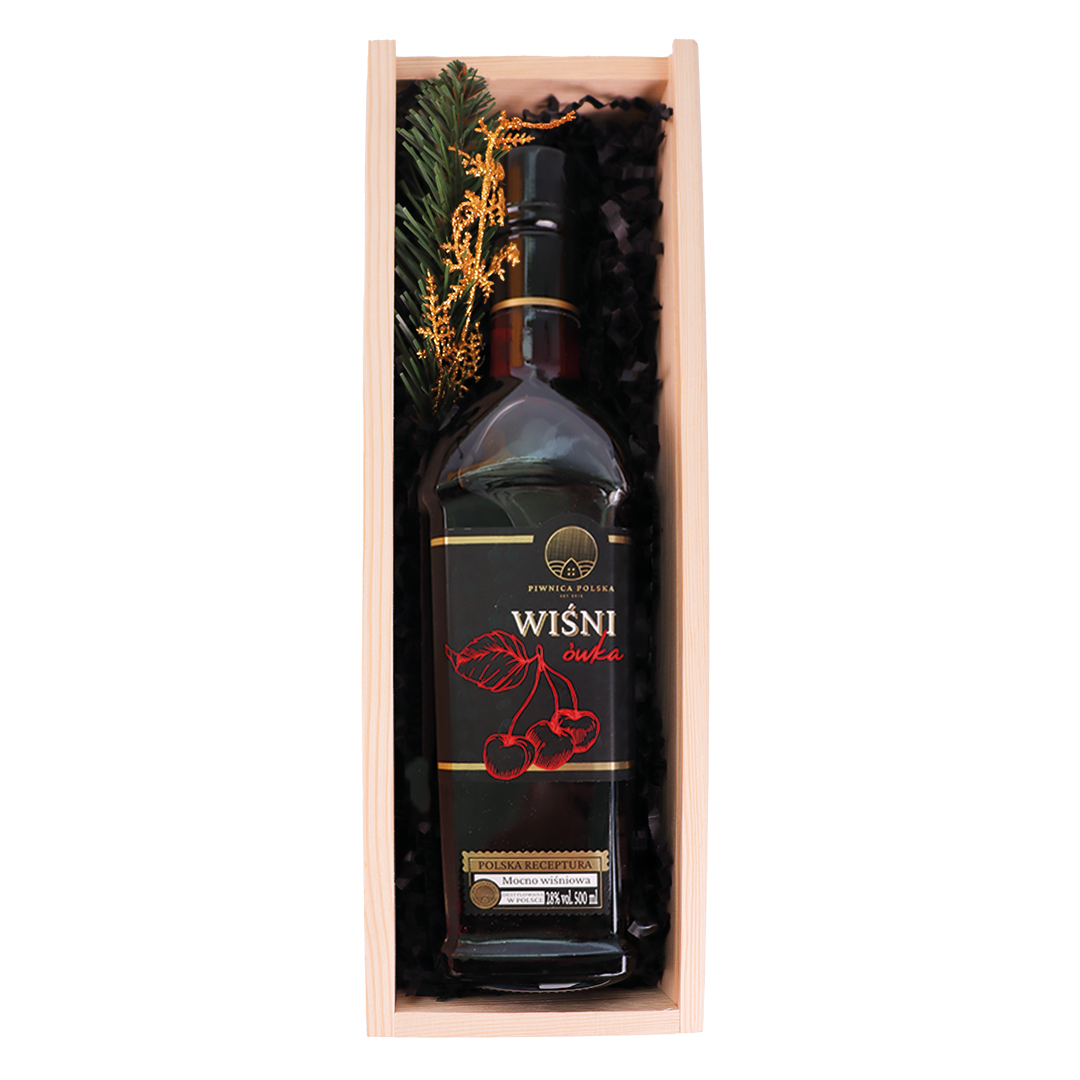 Zestaw prezentowy Wiśniówka w Skrzynce 24H - obrazek 2