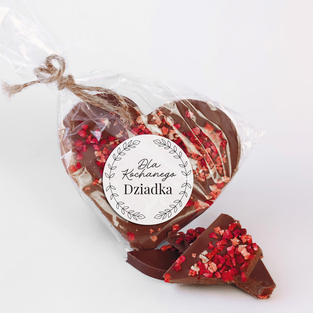 SERCE Z CZEKOLADY NA DZIEŃ BABCI/DZIADKA - obrazek 2