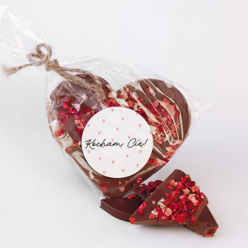 Serce z czekolady Walentynki 800x800