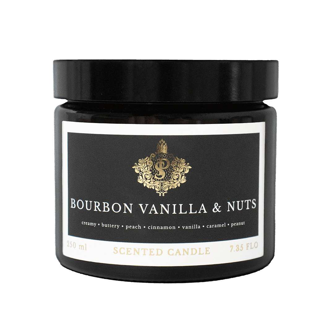 ŚWIECZKA SOJOWA BOURBON VANILA&NUTS 250ML