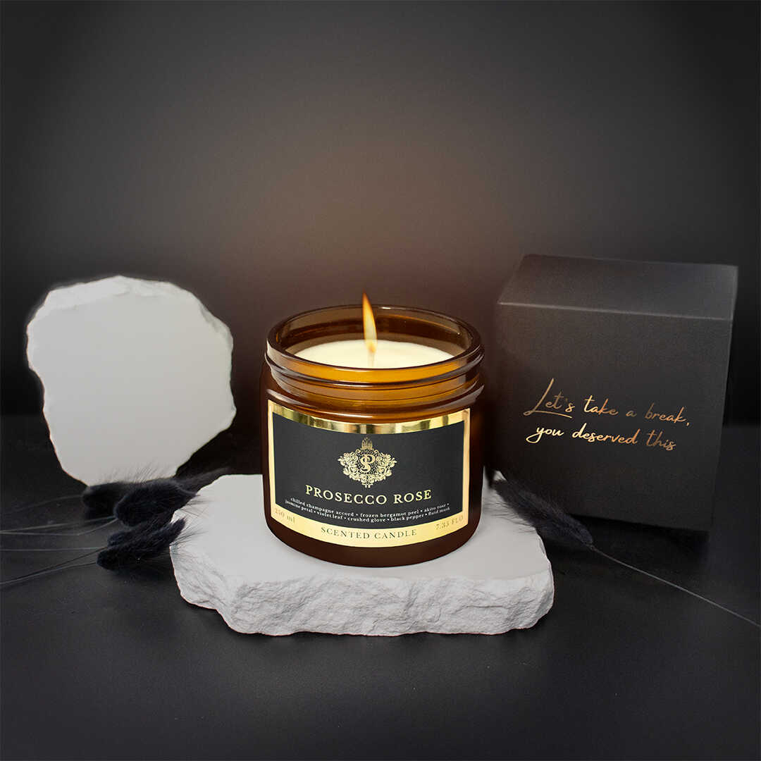 Swieczka-Prosecco-Rose