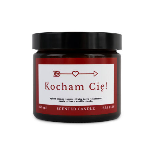 Świeca Sojowa Hot Wine “Kocham Cię” 250ml