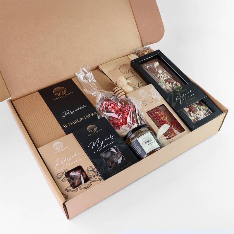 Bombonierka rodzynki migdaly krolik kawa miod czekolady 800x800